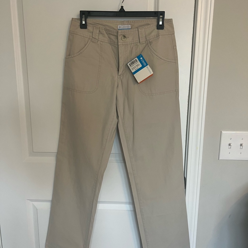 Columbia Omnishade Womens Khaki Pants